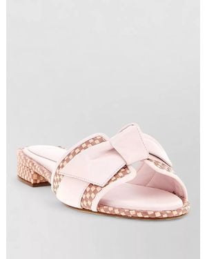 Alexandre Birman Leather Maxi Clarita Sandals - Pink