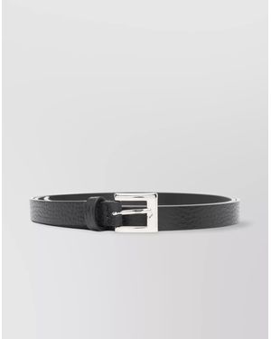 P.A.R.O.S.H. Leather Belt - Gray