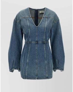 Haikure Denim Mini Dress - Blue