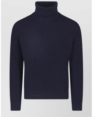 Zanone Virgin Wool Crewneck Tank Top - Blue