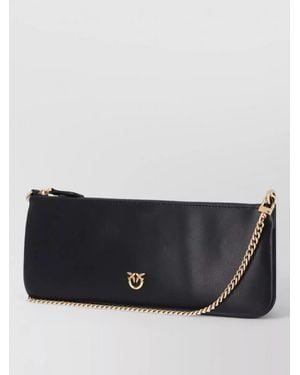 Pinko Shoulder Clutch Bag Small Size Strap - Black