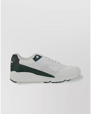Saint Laurent Leather Low-Top Trainers - Metallic