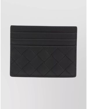 Bottega Veneta Calfskin Cardholder - Black