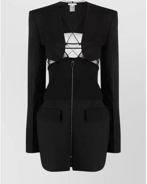 Nensi Dojaka Virgin Wool Tailoring Jacket - Black