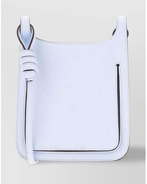 MCM Mini Leather Hobo Bag - Blue