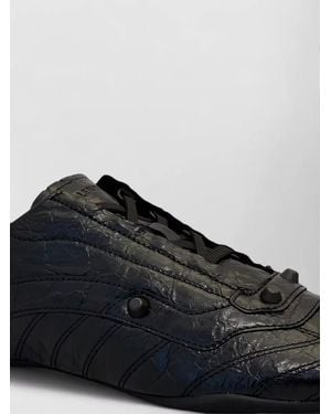 Balenciaga Silk Lace Trainers Nylon Detail Sole - Black