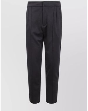 Michael Kors Knit Pants With Pockets And Pleats - Blue
