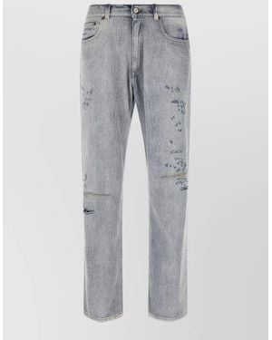 MM6 by Maison Margiela Straight-Leg Jeans - Grey