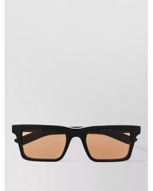 Retrosuperfuture 1968 Rectangular Frame Tinted Lenses Sunglasses - Black