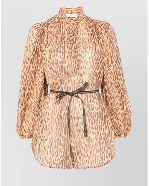 Zimmermann Cotton Tunic Blouse - Natural