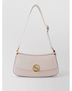 Stella McCartney Eco Alter Mat Vegan Leather Shoulder Bag - Natural