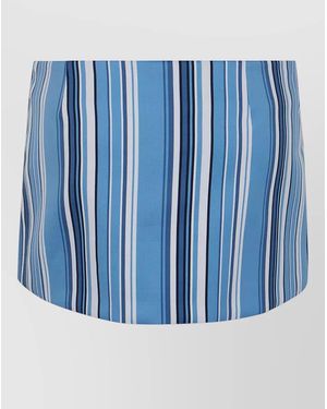 Frankie Shop Striped Mini Skirt - Blue