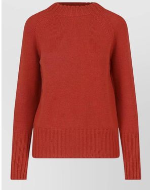 Drumohr Merino Wool Crewneck Sweatshirt - Red