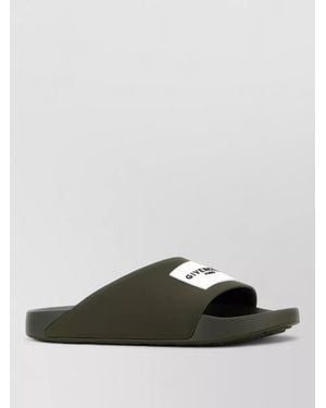 Givenchy Rubber Label Slides Open Toe Design - Multicolour