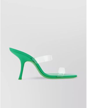 BY FAR Calf Leather Mules - Green