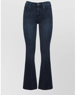 Mother Straight-Leg Denim Jeans - Blue