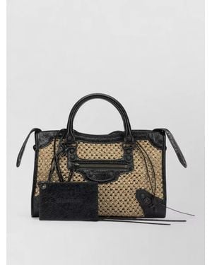 Balenciaga Le City Medium Leather Tote - Multicolour