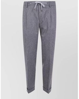 Barba Napoli Virgin Wool Chino Shorts - Gray