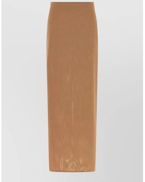ARMARIUM Jackie Skirt High Waist Back Slit - Natural