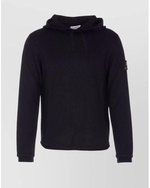 Premiata Merino Wool Hooded Jumper - Blue