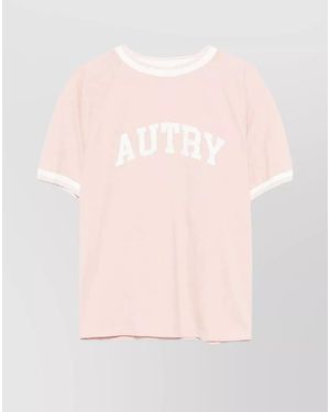 Autry Cotton T-Shirt - Pink