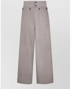 Uma Wang Paulo Wide-Leg Trousers - Grey