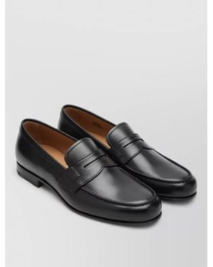 Church's Loafers Round Toe Leather Sole Upper - Black