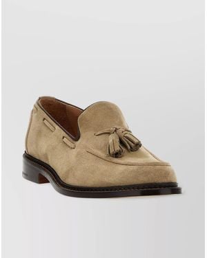 Tricker's Leather Loafers - Natural