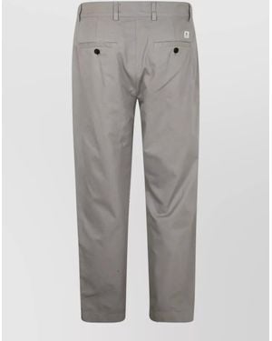 Department 5 Cotton Straight Leg Chino Pants - Gray