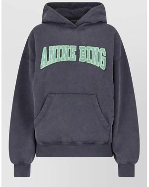 Anine Bing Cotton Sweatshirt - Grey