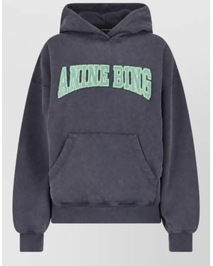 Anine Bing Cotton Sweatshirt - Gray