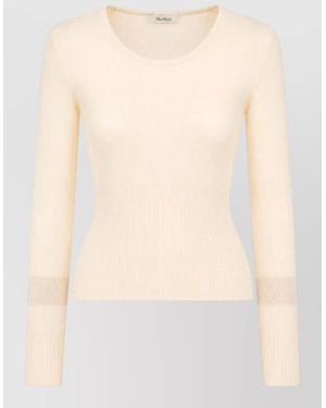 Max Mara Wool Cashmere Sweatshirt - Natural