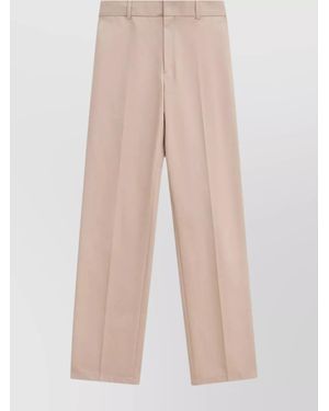 Filippa K Cotton Straight-Leg Trousers - Natural