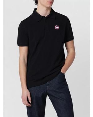 Canada Goose Piqué Polo Shirt - Black