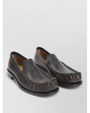 Dries Van Noten Calf Leather Loafers - Grey