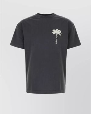 Palm Angels｜SHORT-SLEEVED ROUND NECK T-SHIRTS (PWAA020E 20203740_50605023_600.jpg