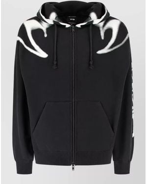 Y-3 Cotton Hoodie - Black