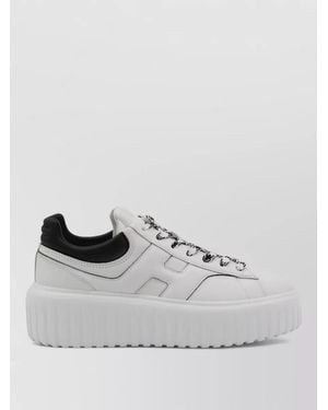 Hogan Leather Low-Top Trainers - Grey