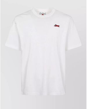 ICECREAM Running Dog Cotton Crew Neck T-Shirt - White