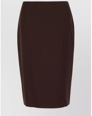 Tom Ford Acetate-Blend Pencil Skirt - Brown
