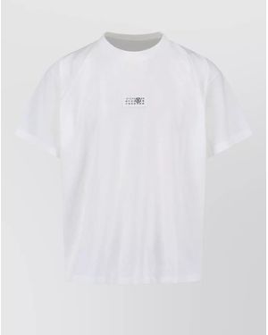 MM6 by Maison Margiela Cotton Logo-Print Short-Sleeve T-Shirt - White
