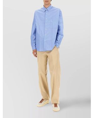 Lanvin Oversized Cotton Shirt - Blue