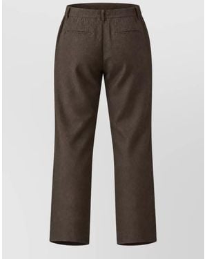 LE SULLY STUDIO Tailored Trousers - Brown