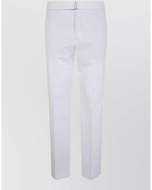Incotex Belted Chino Trousers - White