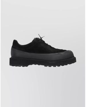 Stone Island Low-Top Suede Sneakers Pull Tab - Black