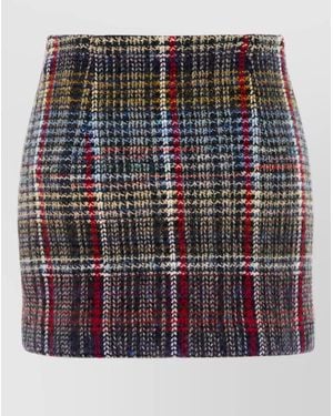 Missoni Wool Embroidered Mini Skirt - Multicolor