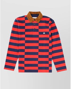 Wales Bonner City Cotton Regular-Fit Polo Shirt - Red