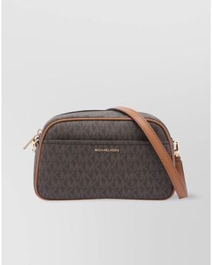 MICHAEL Michael Kors Small Jet Set Crossbody Bag With Adjustable Strap - Grey
