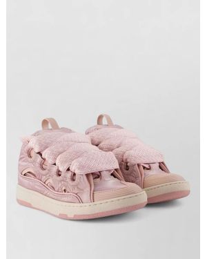 Lanvin Curb Sneakers Synthetic Material Rubber Sole - Pink