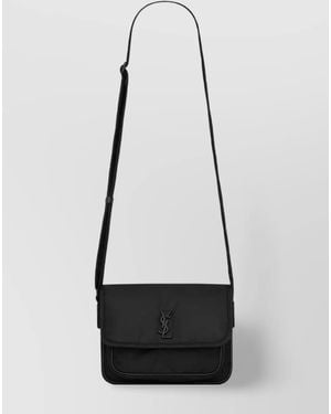 Saint Laurent Mini Niki Messenger Handbag For With Adjustable Strap And Multiple Pockets - White